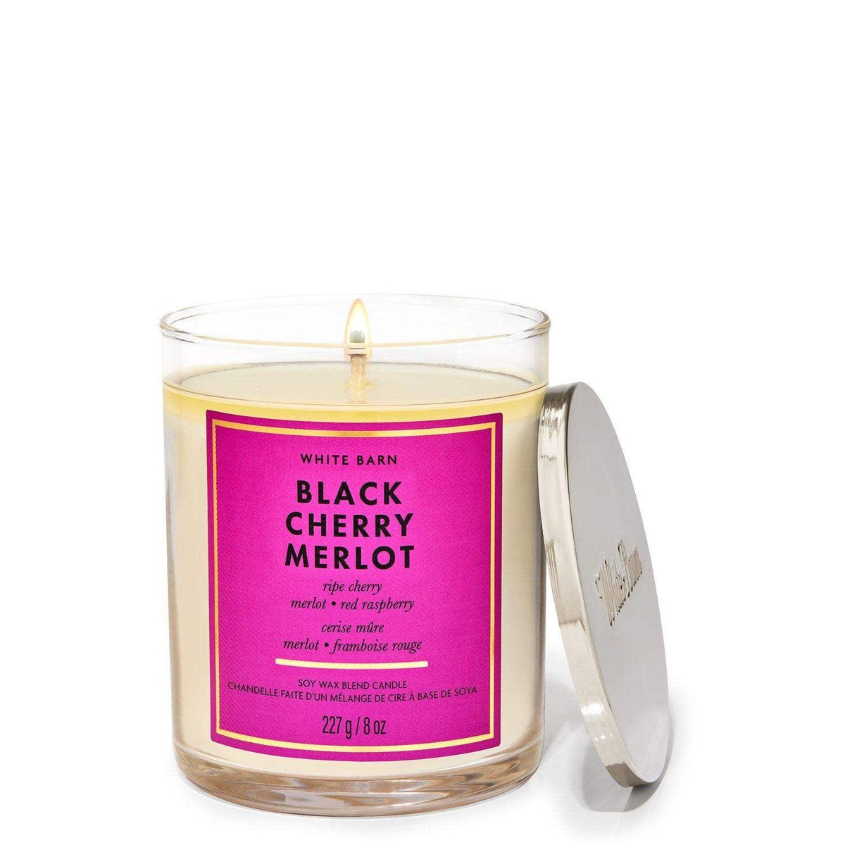 BATH & BODY WORKS - Vela Mediana Bath & Body Works Black Cherry Merlot