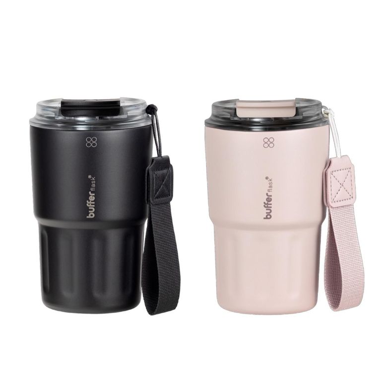 BUFFER FLASK Vaso Termico Termo Buffer Bebidas Calientes Frias Mug ...