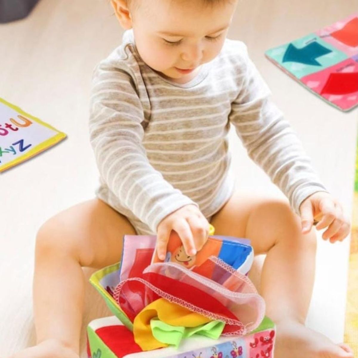 GENERICO - Juguete Educativo Caja De Pañuelos Para Niños Pequeños