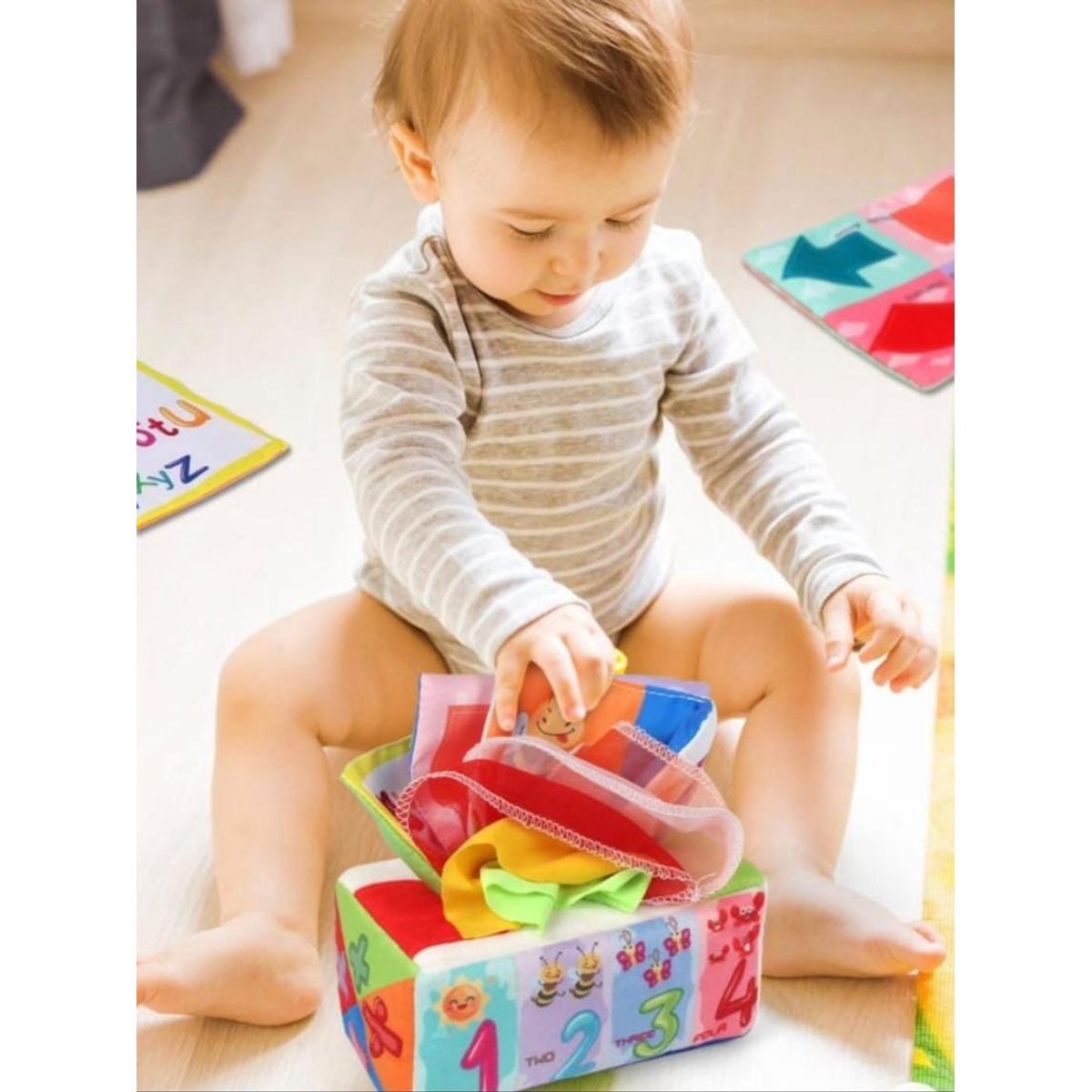 GENERICO - Juguete Educativo Caja De Pañuelos Para Niños Pequeños