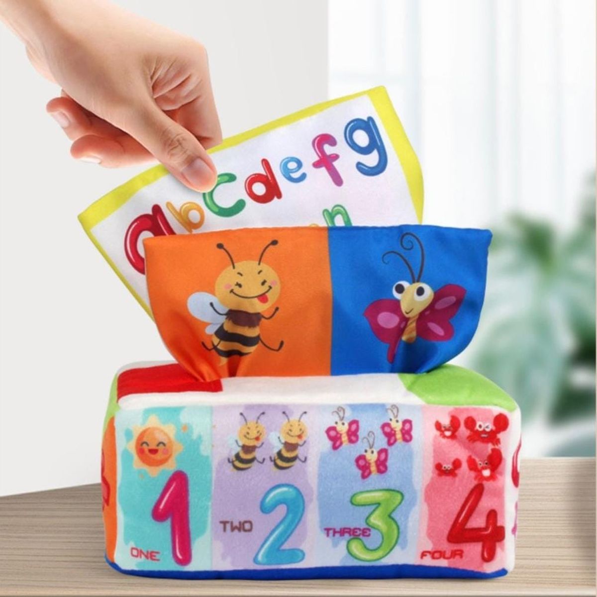 GENERICO - Juguete Educativo Caja De Pañuelos Para Niños Pequeños