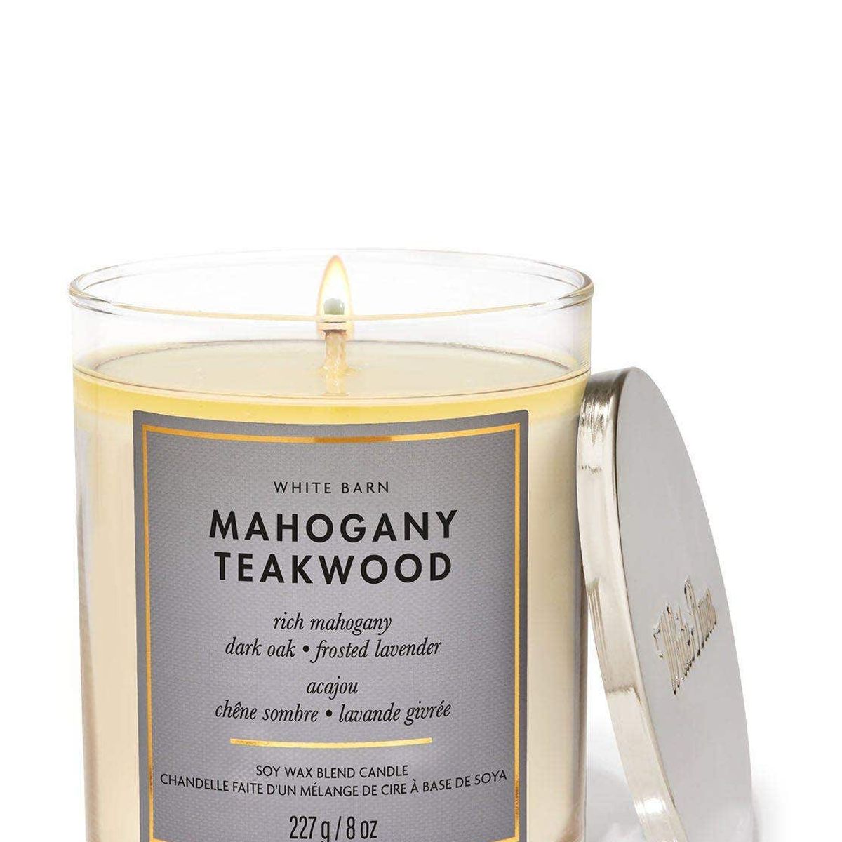 BATH & BODY WORKS - Vela Mediana Bath & Body Works Mahogany Teakwood