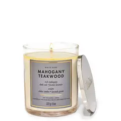 BATH & BODY WORKS - Vela Mediana Mahogany Teakwood