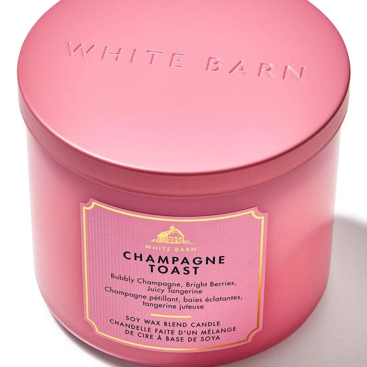BATH & BODY WORKS - Vela Grande Bath & Body Works Champagne Toast