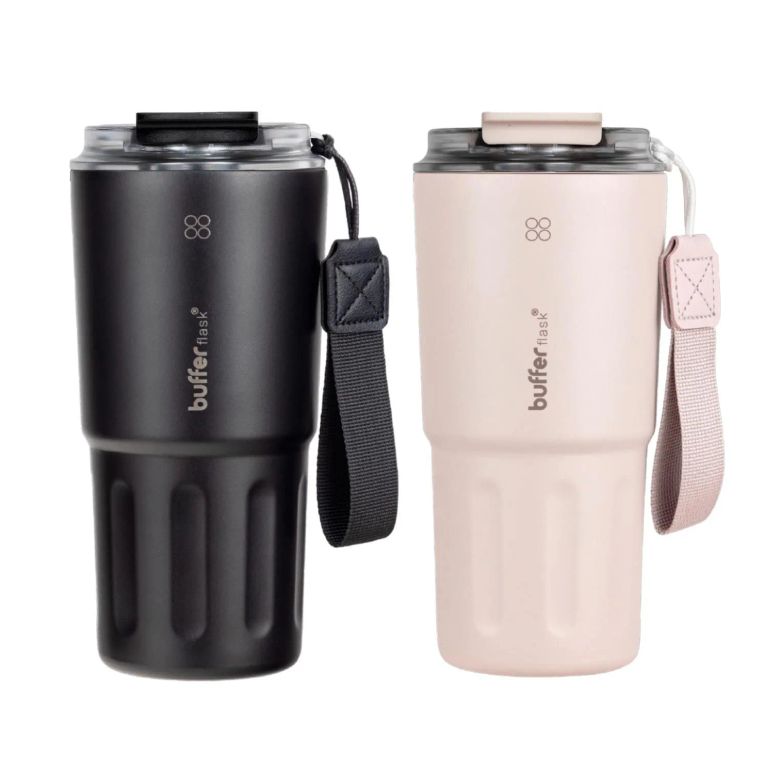 BUFFER FLASK Vaso Termico Termo Buffer Bebidas Calientes Frias Mug ...