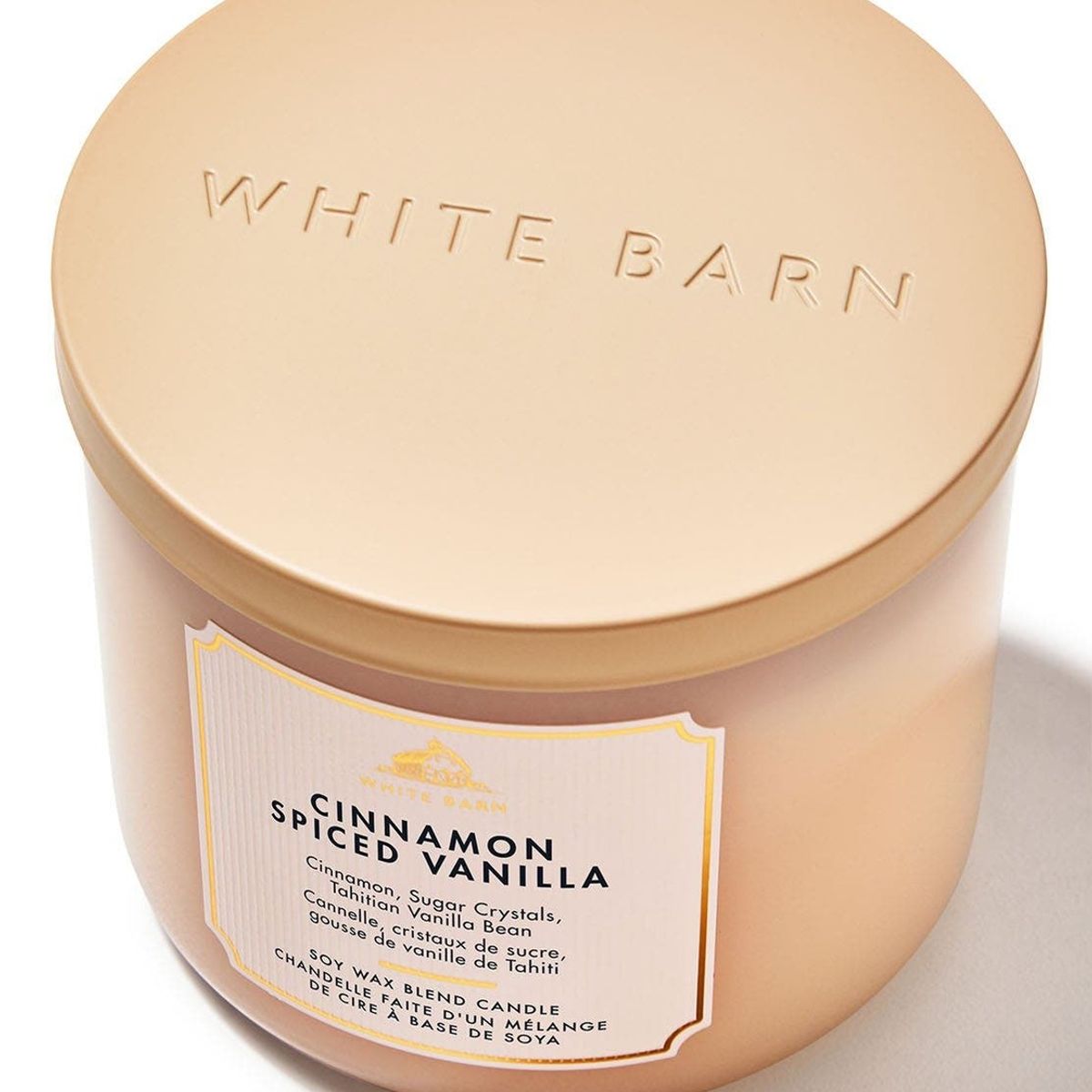 BATH & BODY WORKS - Vela Grande Bath & Body Works Cinnamon Spiced Vanilla