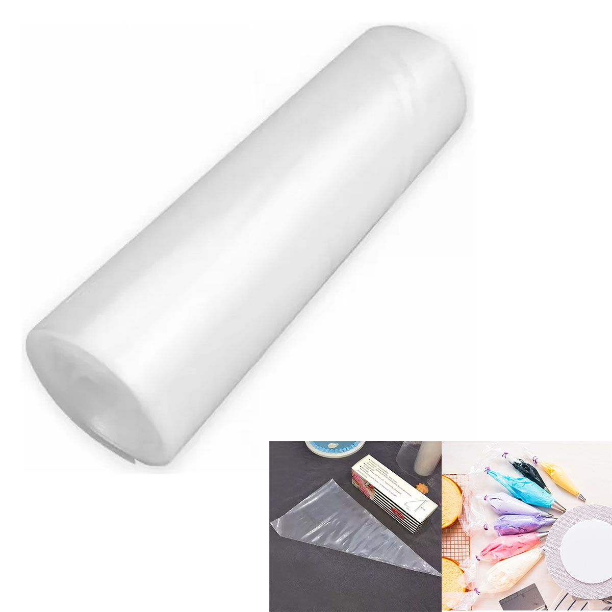 MOONCORE - Rollo Mangas Pasteleras Desechables Para pastelería 100 50cm
