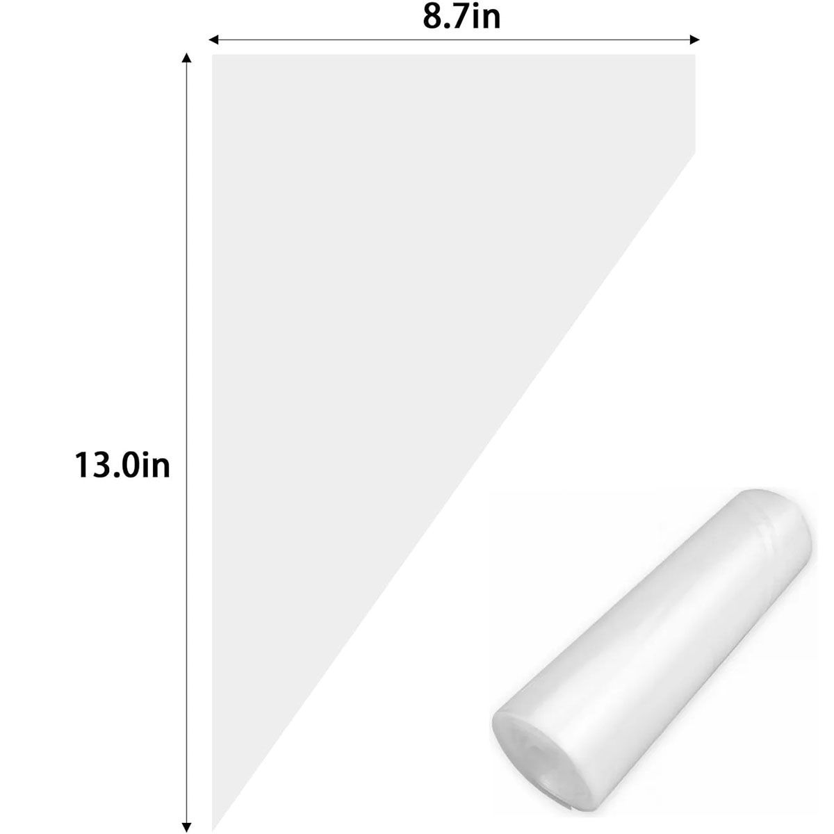 MOONCORE - Rollo Mangas Pasteleras Desechables Para pastelería 100 50cm
