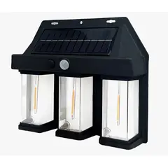 IRM - Farola Aplique De Pared Con Sensor Luz Led Carga Solar