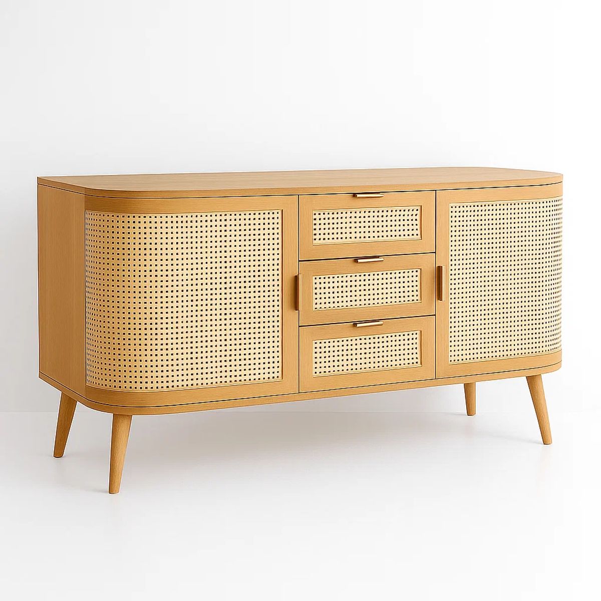 KLIK - Rack de TV Siena Rattan - Natural