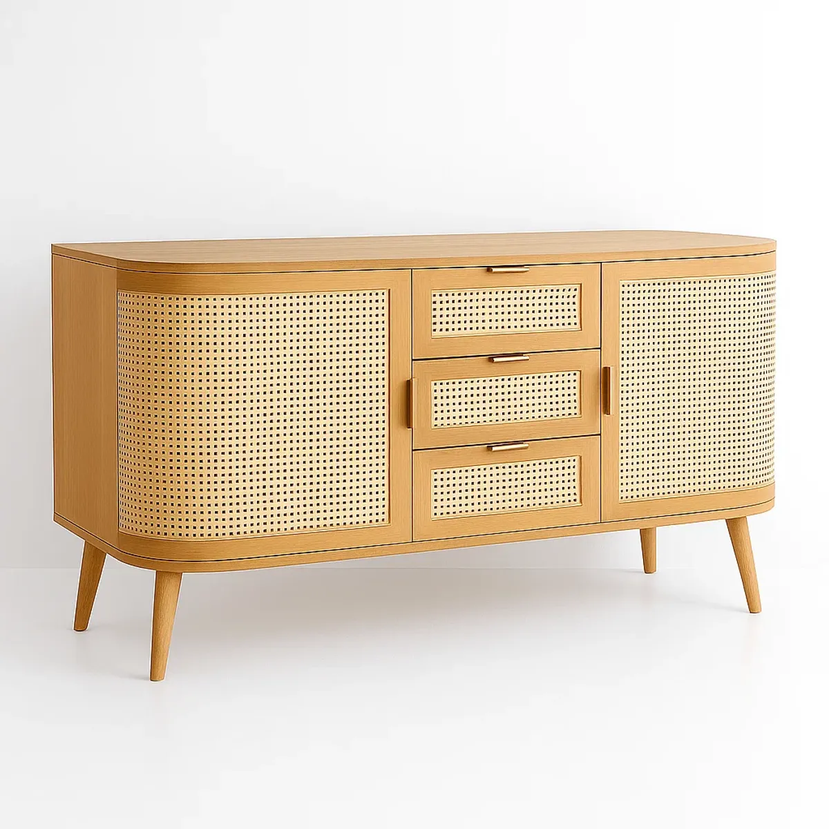 KLIK - Rack de TV Siena Rattan - Natural