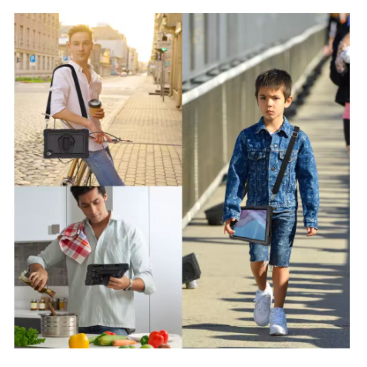 GENERICO - Funda Carcasa Antigolpes 360 Para Tablet Tab K11 Con Correa