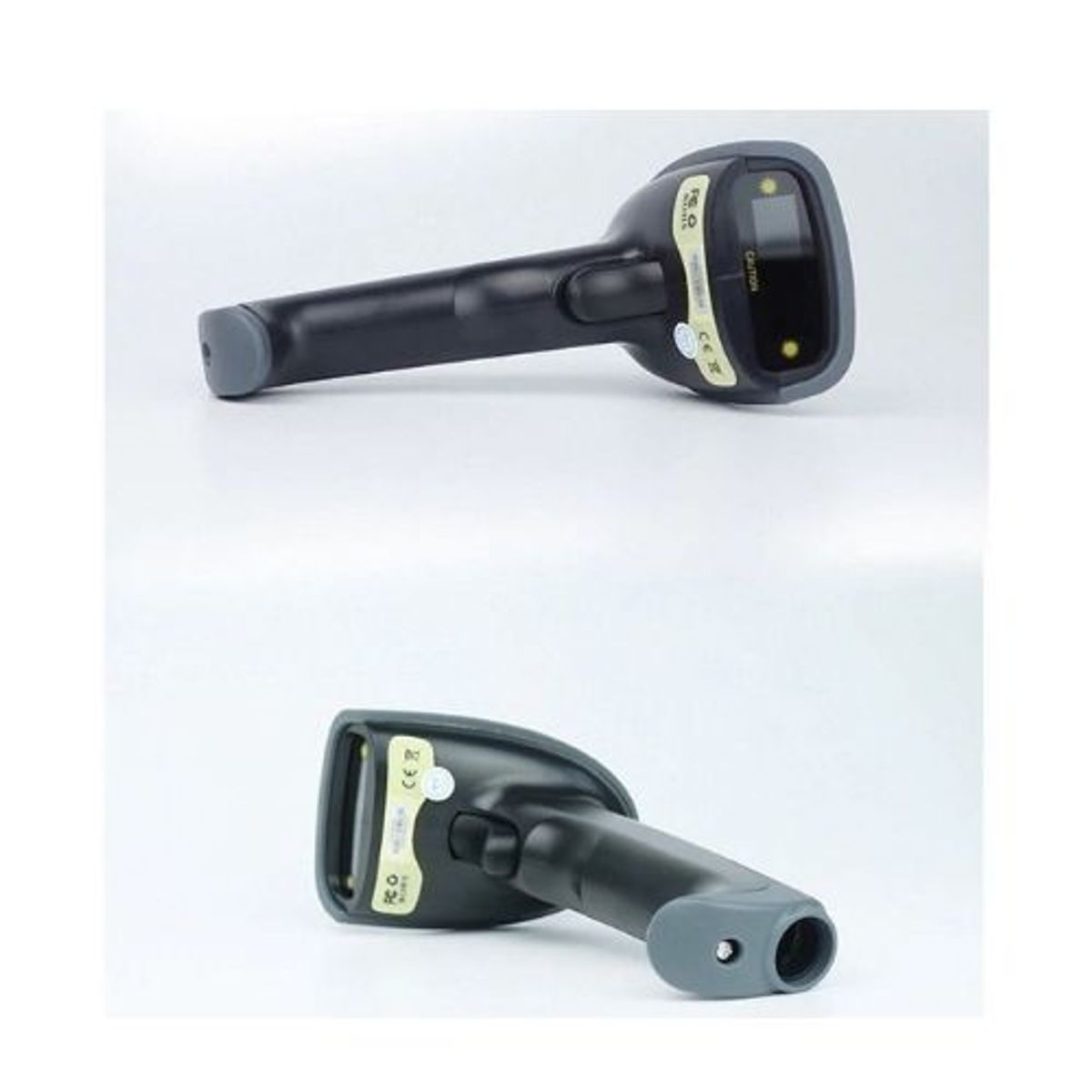 GENERICO - Lector Escáner Código Barras Inalámbrico 24g + Pistola Negro Usb