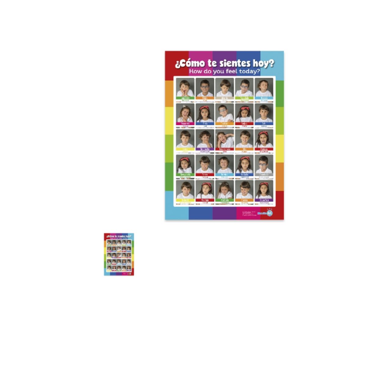 GENERICO - AFICHE DE LAS EMOCIONES FACES