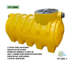 GENERICO - Fosa septica 1200L disolvente de desechos