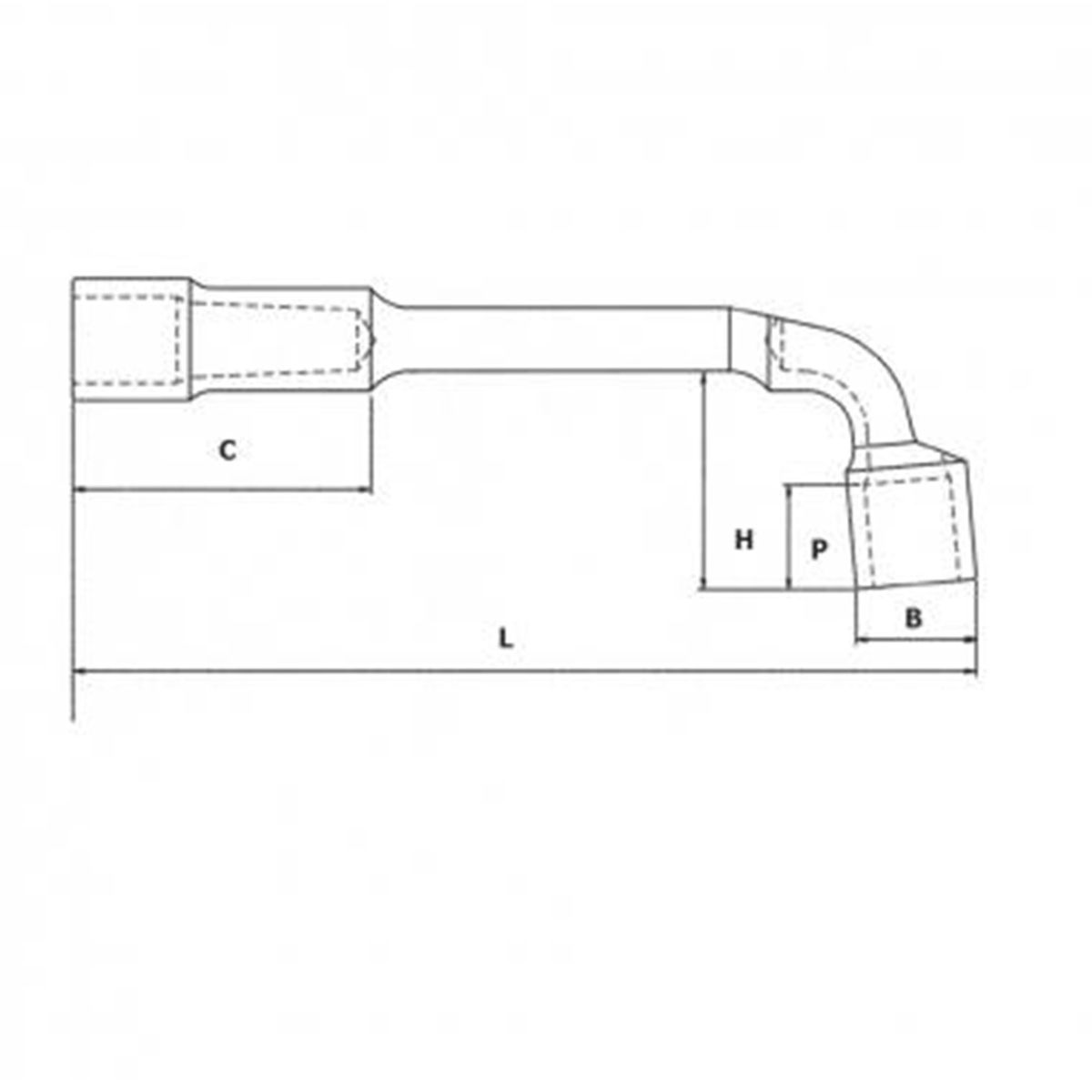 JONNESWAY - Llave de pipa 24 mm s57h124