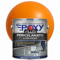 EPOXY - PORCELANATO LIQUIDO PREMIUM - KIT GALÓN - AMARILLO NARANJA RAL 2000