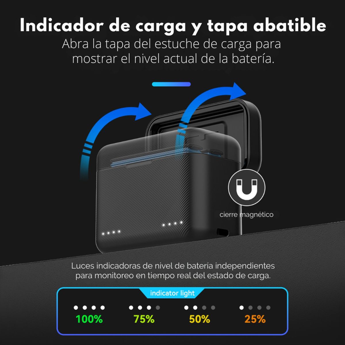 TELESIN - Cargador Doble Rápido para Insta360 X5 - Telesin