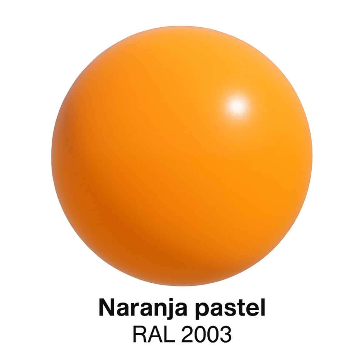 EPOXY - PORCELANATO LIQUIDO PREMIUM - KIT GALÓN - NARANJA PASTEL RAL 2003