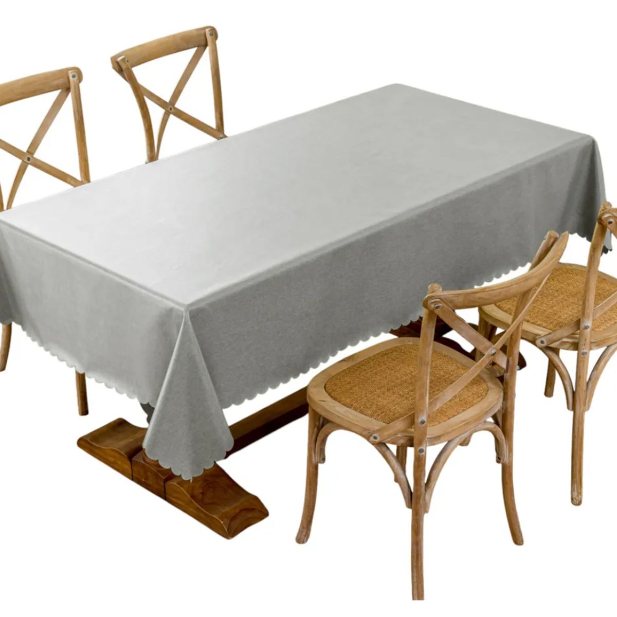 OKAY - Mantel Rectangular Antimanchas Impermeable 140 X 220cm Color