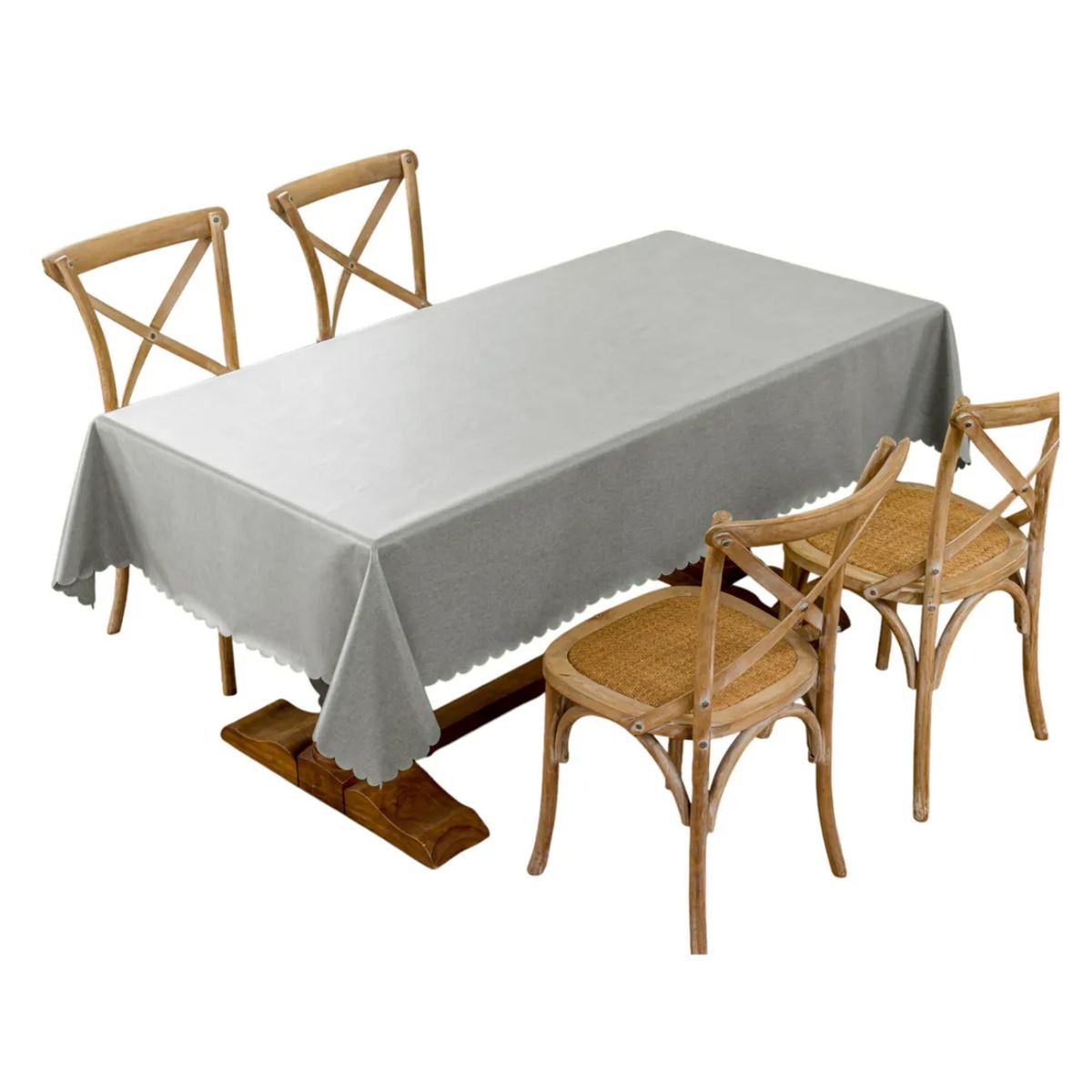 OKAY - Mantel Rectangular Antimanchas Impermeable 140 X 220cm Color