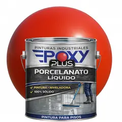 EPOXY - PORCELANATO LIQUIDO PREMIUM - KIT GALÓN - ROJO TOMATE RAL 3013