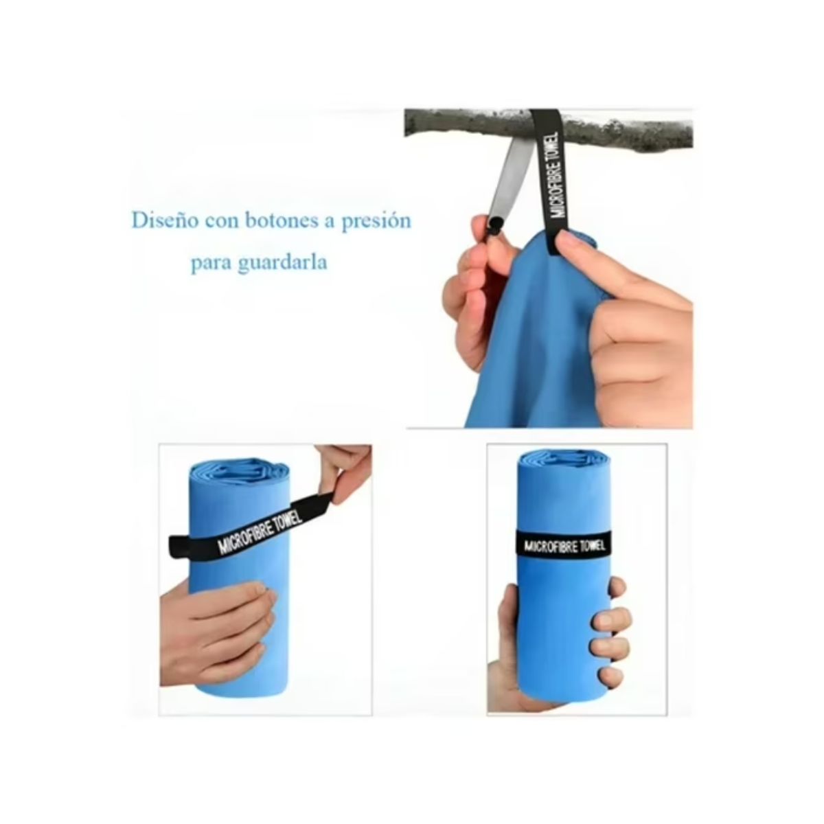 AK SPORT - Toallas de Microfibra Set 3 unidades Suaves y Absorbentes