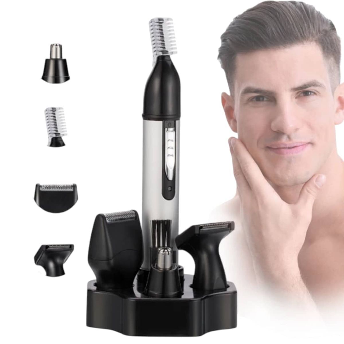GENERICO - Recortador De Vello Nasal Para Hombres Ligero Con Carga