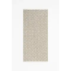 DEKOHOME - ALFOMBRA 60X130CM BEIGE