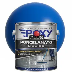 EPOXY - PORCELANATO LIQUIDO PREMIUM - KIT GALÓN - AZUL BRILLANTE RAL 5007