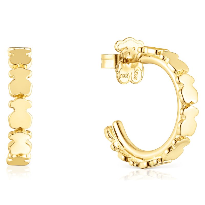 TOUS - Aros Straight Vermeil Mujer Tous