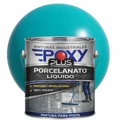 EPOXY - PORCELANATO LIQUIDO PREMIUM - KIT GALÓN - AZUL TURQUESA RAL 5018