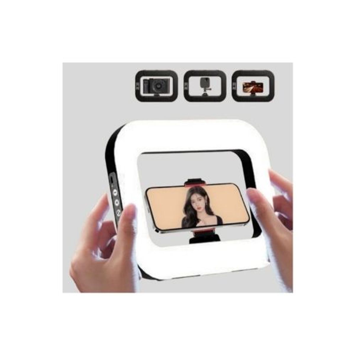 GENERICO - Luz De Relleno Selfie Portatil Con Pinza Para Telefono