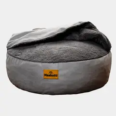GENERICO - Cama con manta 85cmx20cm para perros GRIS