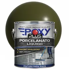 EPOXY - PORCELANATO LIQUIDO PREMIUM - KIT GALÓN - OLIVA MARRÓN RAL 6014
