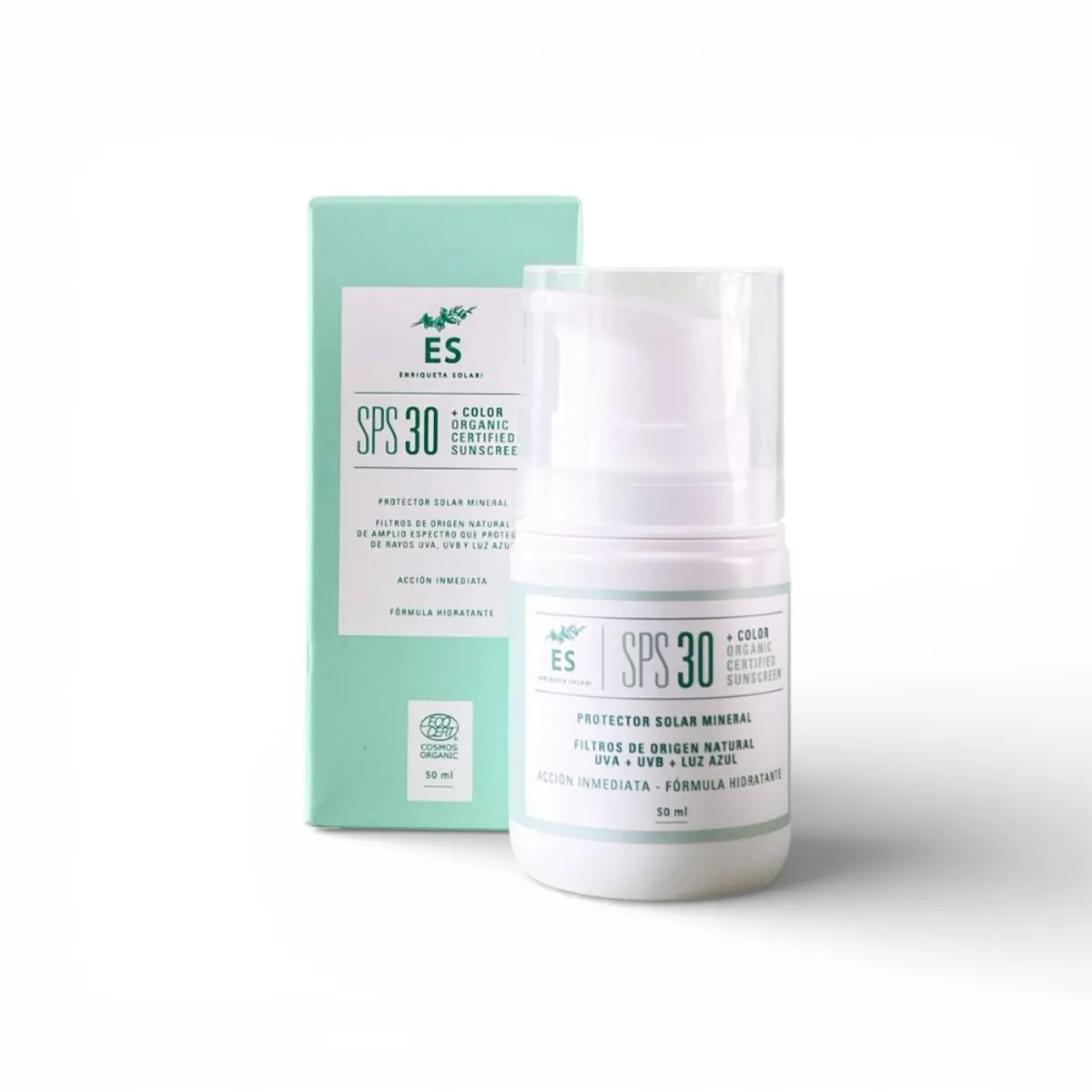 ENRIQUETA SOLARI - Organic Sunscreen + SPF 30 + Color