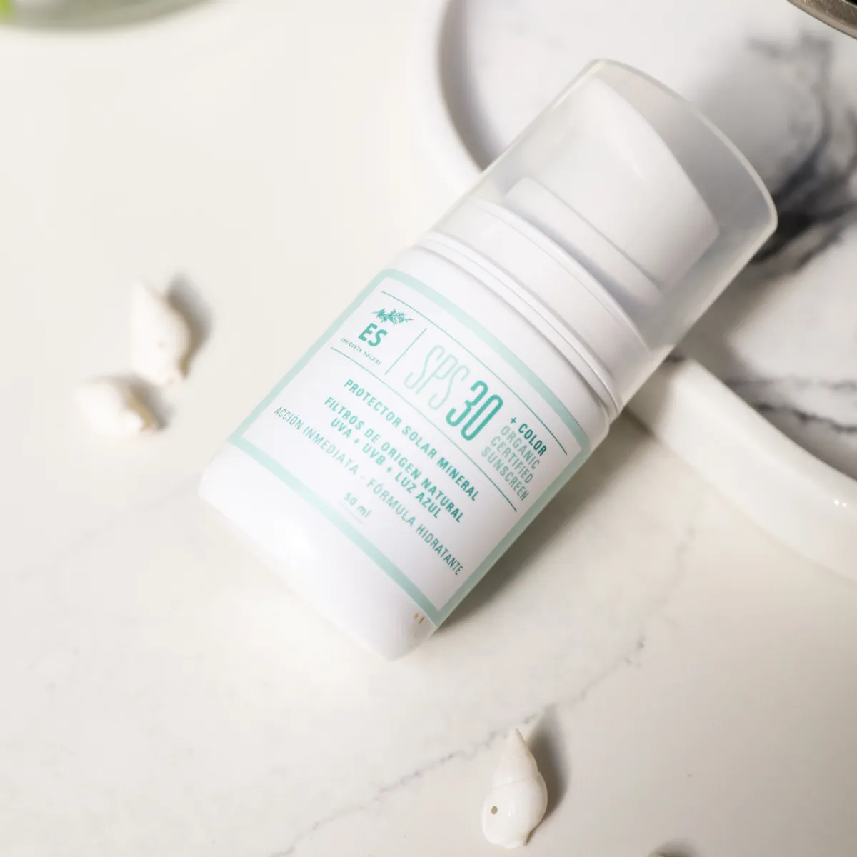 ENRIQUETA SOLARI - Organic Sunscreen + SPF 30 + Color