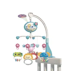 GENERICO - Móvil de Bebé para Cuna con Música Proyector y Juguetes Giratorios