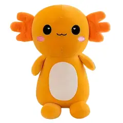 GENERICO - Peluche Alojote Axolotl naranja 33cm
