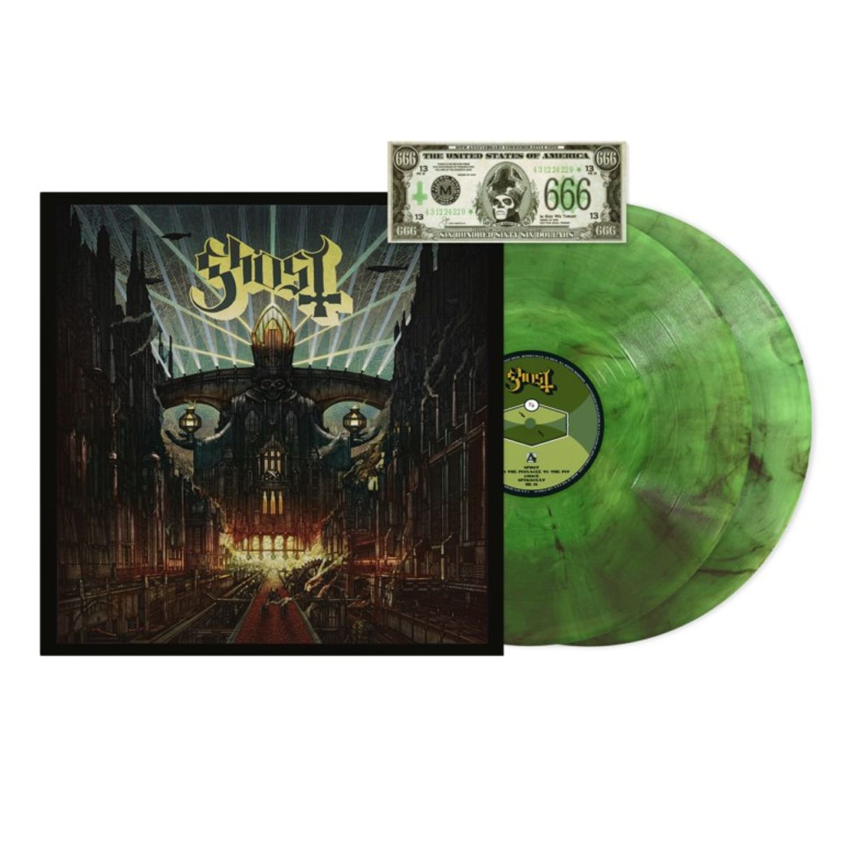GENERICO - Ghost - Meliora Deluxe Edition - Vinilo Doble Green Smoke