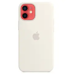 APPLE - Carcasa Silicona MagSafe iPhone 12 Mini Color Blanco Openbox