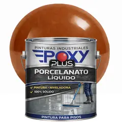 EPOXY - PORCELANATO LIQUIDO PREMIUM - KIT GALÓN - MARRÓN ARCILLA RAL 8005