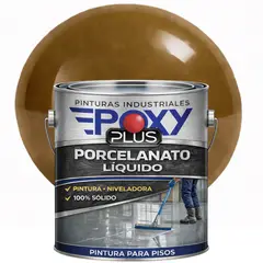 EPOXY - PORCELANATO LIQUIDO PREMIUM - KIT GALÓN - MARRÓN OLIVA RAL 8006