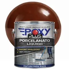 EPOXY - PORCELANATO LIQUIDO PREMIUM - KIT GALÓN - MARRÓN NUEZ RAL 8011
