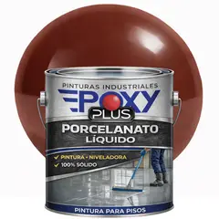 EPOXY - PORCELANATO LIQUIDO PREMIUM - KIT GALÓN - MARRÓN ROJIZO RAL 8012