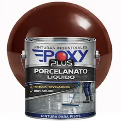 EPOXY - PORCELANATO LIQUIDO PREMIUM - KIT GALÓN - MARRÓN CAOBA RAL 8016