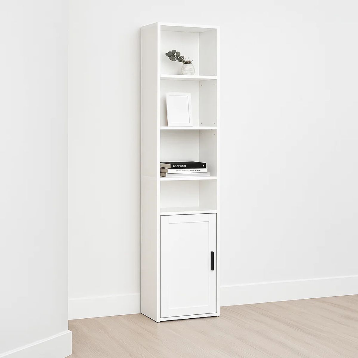 KLIK - Librero MultiStore con Puerta - Blanco