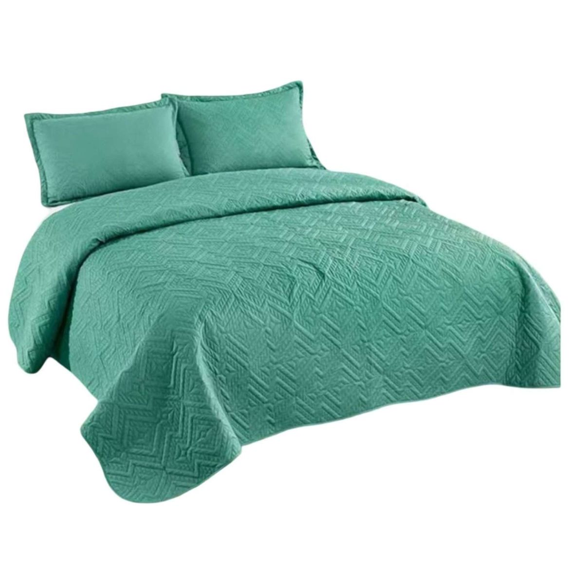 GENERICO - Cubrecama SUPER KING Quilt reversible Elegante