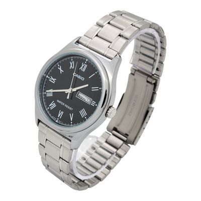 Imagen 2 del producto Reloj caballero MTP-V006D-1B correa acero fondo negro