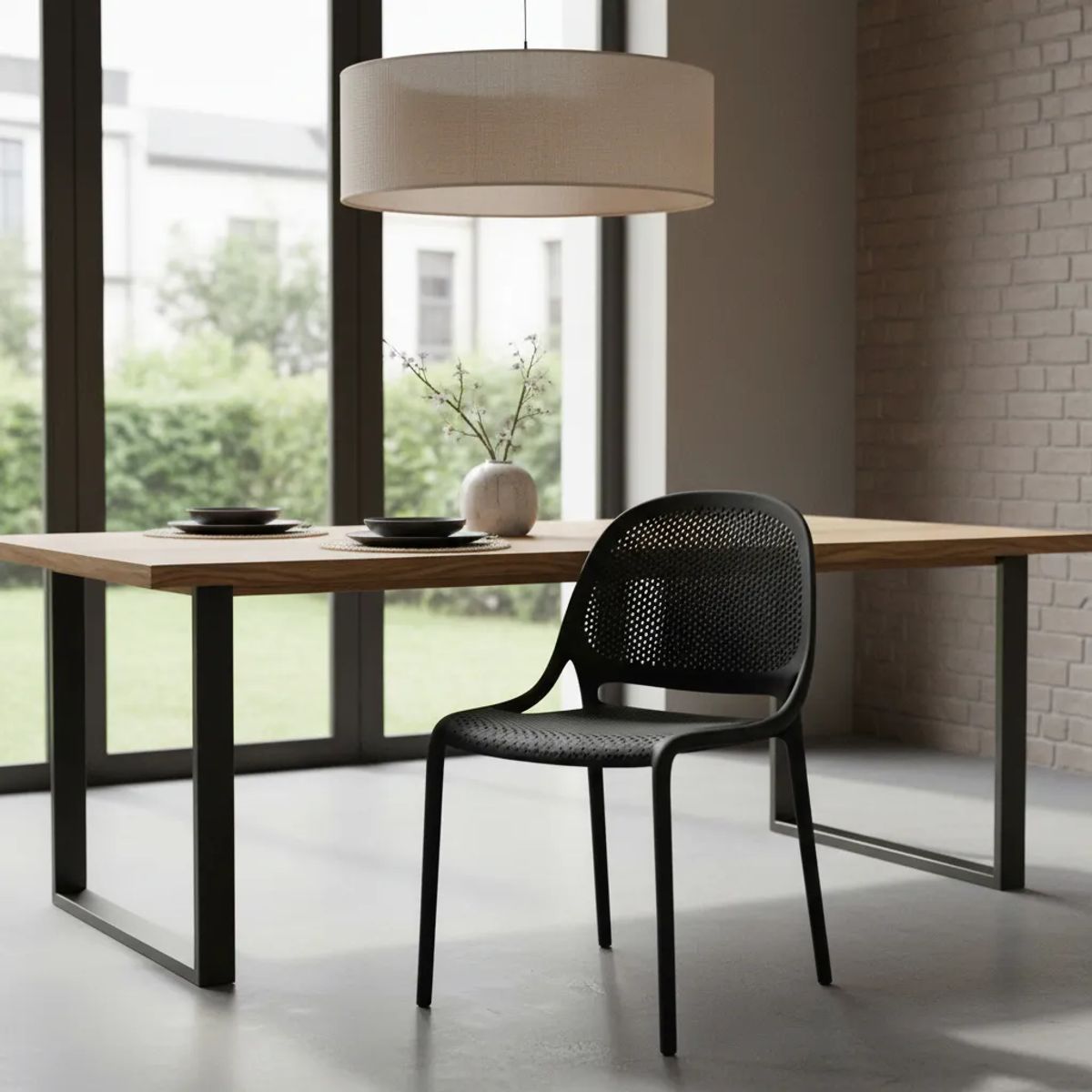PLOS - Pack 4 Silla Comedor Sassi Plos 100% Uv Interior Y Exterior